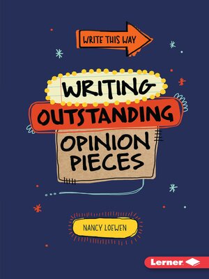 cover image of Writing Outstanding Opinion Pieces